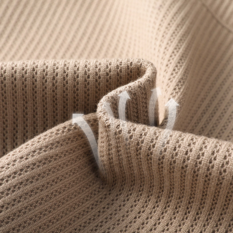 🔥Men's Lapel Collar Knit Cardigan, Autumn Spring Casual Solid Color Striped Sweater Coat With Pockets