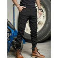 Men Slim Fit Cargo Joggers Multi Pocket Tactical Utility Pants